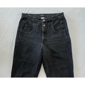 Guess Vintage AST075 Loose Tapered 100% Cotton Denim Jeans. Black, Men's 34X29.